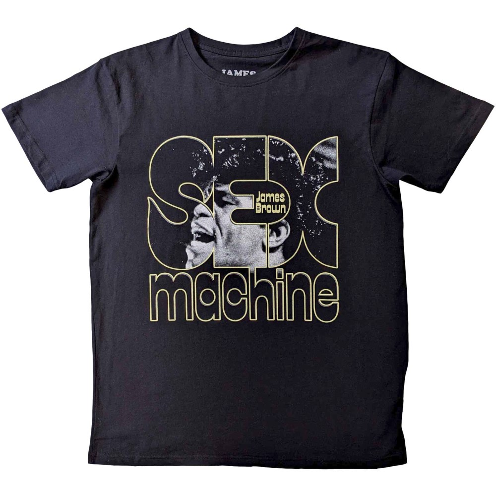 James Brown - Sex Machine Heren Tshirt - Zwart